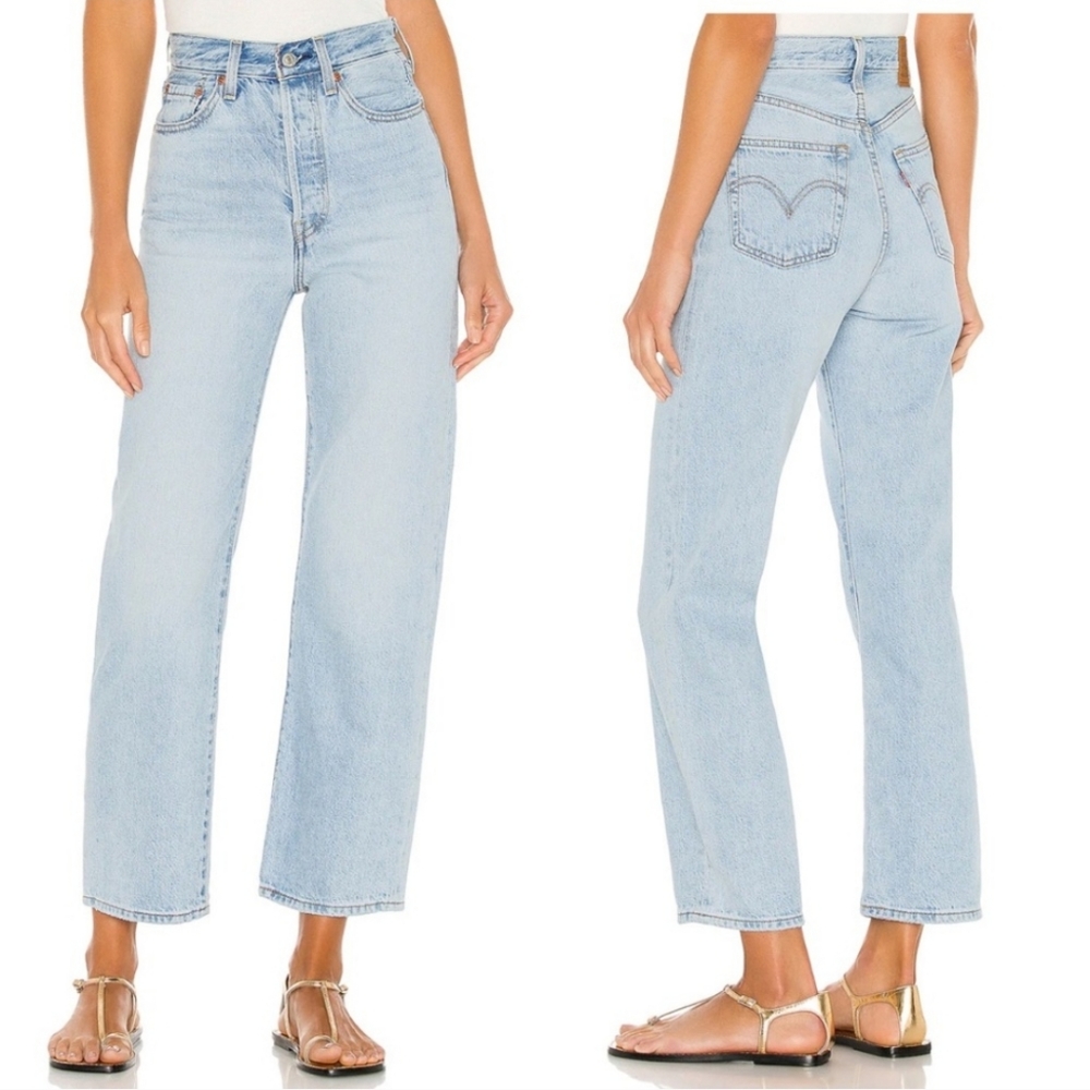 Levi's Premium * RIBCAGE STRAIGHT ANKLE JEANS - Picture 6 of 11